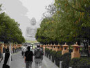 Großer Buddha der Japaner in Bodhgaya (Indien), eingeweiht von S.H. dem Dalai Lama