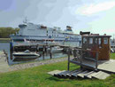 Fährschiff in Travemünde