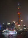 Ausflugsdampfer in  Shanghai, China