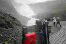 Wasserfall an der Flambahn, Norwegen