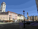 Marktplatz von Zittau, Sachsen