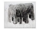 "Plateau", 2001, Zeichenkohle auf  Leinwand, 210 X 250 cm, Henning Bertram, WVNr. 394 (Datei plateau.jpg)