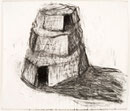 "Turm", 2001, Zeichenkohle auf  Leinwand, 210 X 245 cm, Henning Bertram, WVNr. 914 (Datei img1278.jpg)