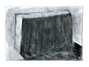 "Mauer", 2003, Zeichenkohle, Kreide auf  Leinwand, 210 X 300 cm, Henning Bertram, WVNr. 441 (Datei bea-Mauer_02_a.jpg)