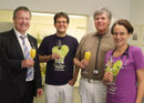 Bürgermeister Mussler, PD Dr. Frank Peters-Klimm, Prof. Dr. Klimm, Dr. Susanne Klimm (v.l.)