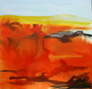 exorbitant, Aquarell auf Leinwand, 80x80cm