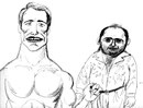Arnold&Danny,  8 1/2x 11 1/2  (22x29cm) 