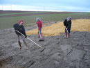 die Paddocks werden vorbereitet