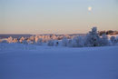 Der Golfplatz bei Sonnenaufgang im Januar 2009