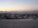 Sonnenaufgang mit Alpenblick von der Aasener Höhe aus gesehen