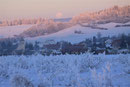 Morgenstimmung in Aasen im Januar 2009