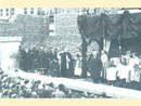 Grundsteinlegung durch Weihbischof Kamprath, 1935