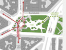 Fußwegverbindungen Konzept