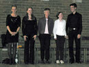 Die Künstler des Abends von links: Nina-Maria Engel, Janina Frankenberger, Annegret Quast, Franziska Classen und Rudolf Müller