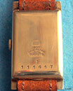 Goldgehäuse einer UFAG "Tutima Uhr" mti Tutima Signet