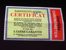 original des von Quelle mitgelieferten Certifikates
