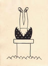 FIND ME 24 (218×307/Ink,TeaDyeing)/ Not for sale