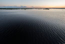 Sonnenuntergang auf dem Wolga-Ostseekanal