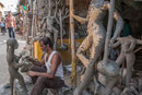 Kumartuli - ein ganzes Quartier lebt vom Bau der Heiligenfiguren