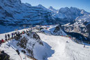 Ein einem Tag wählte ich den Standort oberhalb des Starthauses auf der Lauberhorn-Schulter