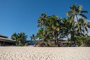 Auf Rarotonga beziehen wir ein sehr feines, kleines Strandhotel ...