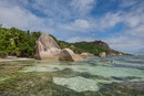 Strand Source d'Argent; Nachmittag