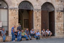 Massa Marittima - Feierabend am Dorfplatz