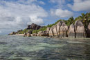 Strand Source d'Argent; Nachmittag