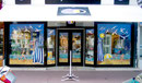 vitrine peinte Optic 2000 Royan
