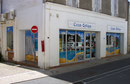 peinture sur vitrine Cozes