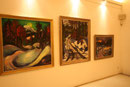 Werke: "Schneenacht" 1966, "Blick auf den Schöckl" 1991 und "Winterlandschaft" 1969