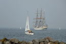 Die Gorch Fock vor Kiel-Schilksee