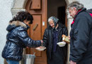Villavallelonga, Sant'Antonio Abate. La distribuzione della "favata"