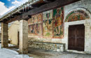Chiesa di San Panfilo, Tornimparte, il portico  © foto Paradisi