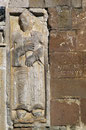 San Pietro ad Oratorium, San Vincenzo bassorilievo sulla facciata