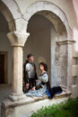 Sulmona, cortile medioevale