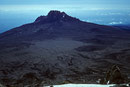Mawenzi 5148m mit Kibo Plateau davor