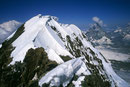 Breithorn Mittelgipfel 4160m und  das Matterhorn 4478m