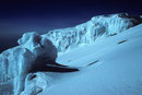 Eisformationen im Gipfelbereich