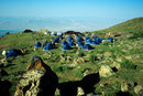 Green Camp  2400m im Morgenlicht