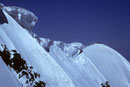 Breithorn Mittelgipfel 4160m und Breithorn West 4165m mit Wächten