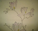 7- Magnolia sur carton pailleté - fragment - collection particulière