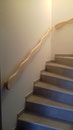 Main courante d'escalier en frêne