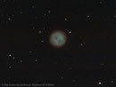 Eulennebel (Messier 97) im Sternbild Großer Bär (UMa) am 10.04.2010, Celestron C9.25 auf CGEM, Canon EOS 450Da, F=1880mm, f/8, 12x300sec (IDAS-LP2) bei ISO 800,  Guiding mit Lacerta M-GEN an TS WS 9x60, Ausschnittsvergrößerung