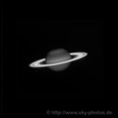 Saturn am 27.03.2011 im Methanband, Celestron C9.25 auf CGEM, Basler scA1300, F=2350mm, f/10, Methanfilter 880nm