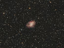 "Krebs-Nebel" (Messier 1) im Sternbild Stier am 27.11.2016, Atik 383+ an TEC140mm APO auf WS240GT, 18x1200sec (Luminanz), jeweils 6x1200sec (RGB)