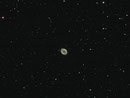 Ringnebel (M57) im Sternbild Leier am 23.08.2009, Celestron C9.25 (CGEM) mit Focalreducer, Canon EOS 450Da im Primärfokus, 1.480 mm, f/6.3, 10 x180sec bei  ISO 800, IDAS LP2-Filter, Guiding mit ALCCD5 (PHD) an ETX90-OTA