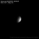 Venus am 20.05.2010, Celestron C9.25 auf CGEM, Venus am 24.06.2010, Celestron C9.25 auf CGEM, FL3-FW-03S1M, 2x APO Barlow,  F=4700mm, f/20,  IR: 4000/5000 Frames