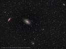 M81-Galaxiengruppe im Sternbild Großer Bär (UMa) am 03. und 06.03.2010,  InED70 auf Celestron CGEM, Canon EOS 450Da, F=420mm, f/6, 72x300sec (IDAS-LP2) bei ISO 800, L-RGB, Guiding mit Lacerta M-GEN an TS WS 9x60