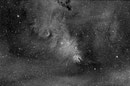"Christmastree-Cluster" (NGC2264) im Sternbild Einhorn am 17.01.2012, APO 80/480 auf WS240GT, ALCCD6c pro, F=480mm, f/6, 15x1200sec (Ha)